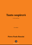P. P. Bencini-Tanto sospirerò,in a minor