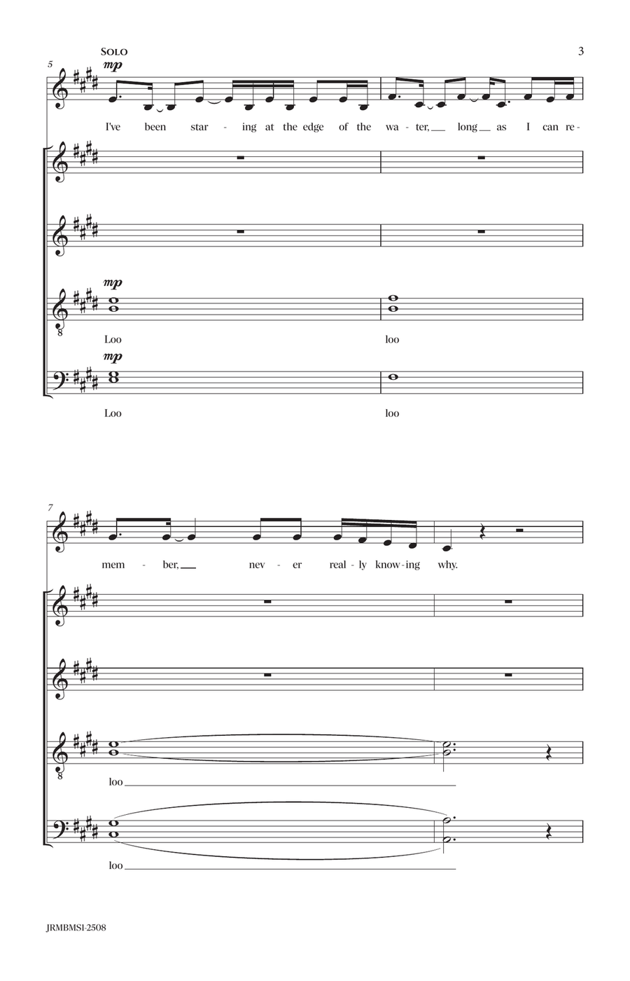 How Far I'll Go How Far I'll Go Divisi scores gallery preview page 3