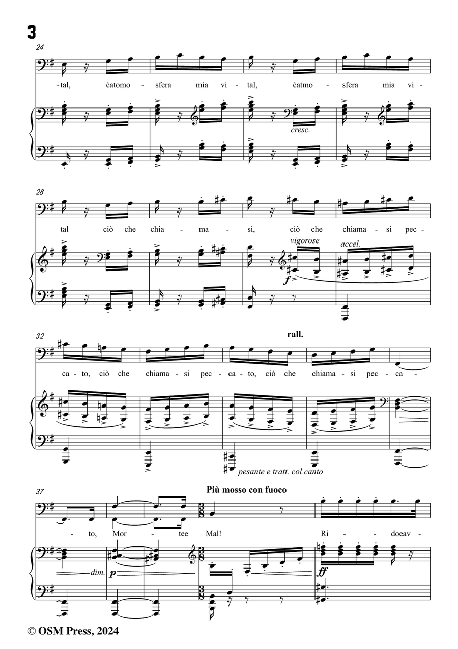 Boito-Son lo spirito che nega,in e minor Piano, Vocal scores gallery preview page 4