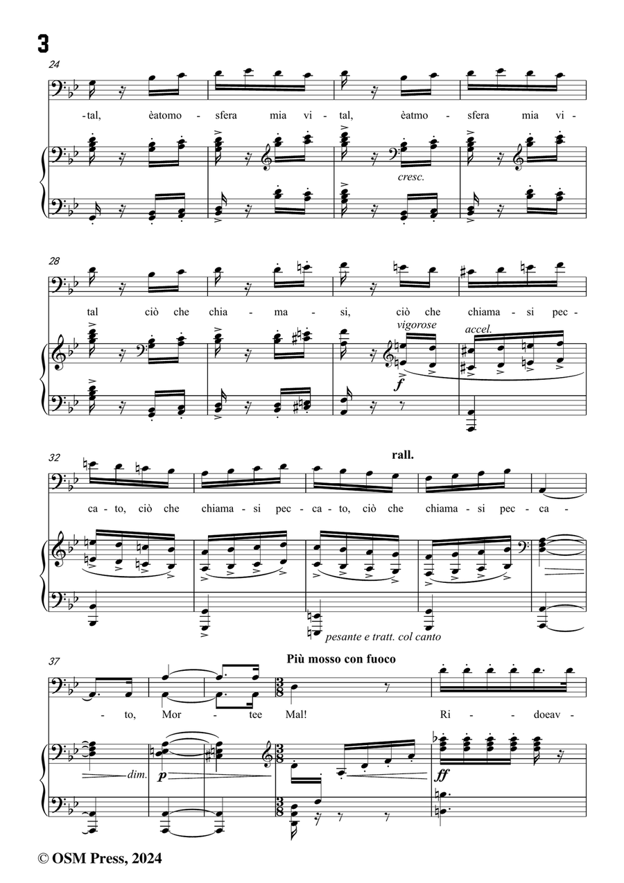 Boito-Son lo spirito che nega,in g minor Piano, Vocal scores gallery preview page 4