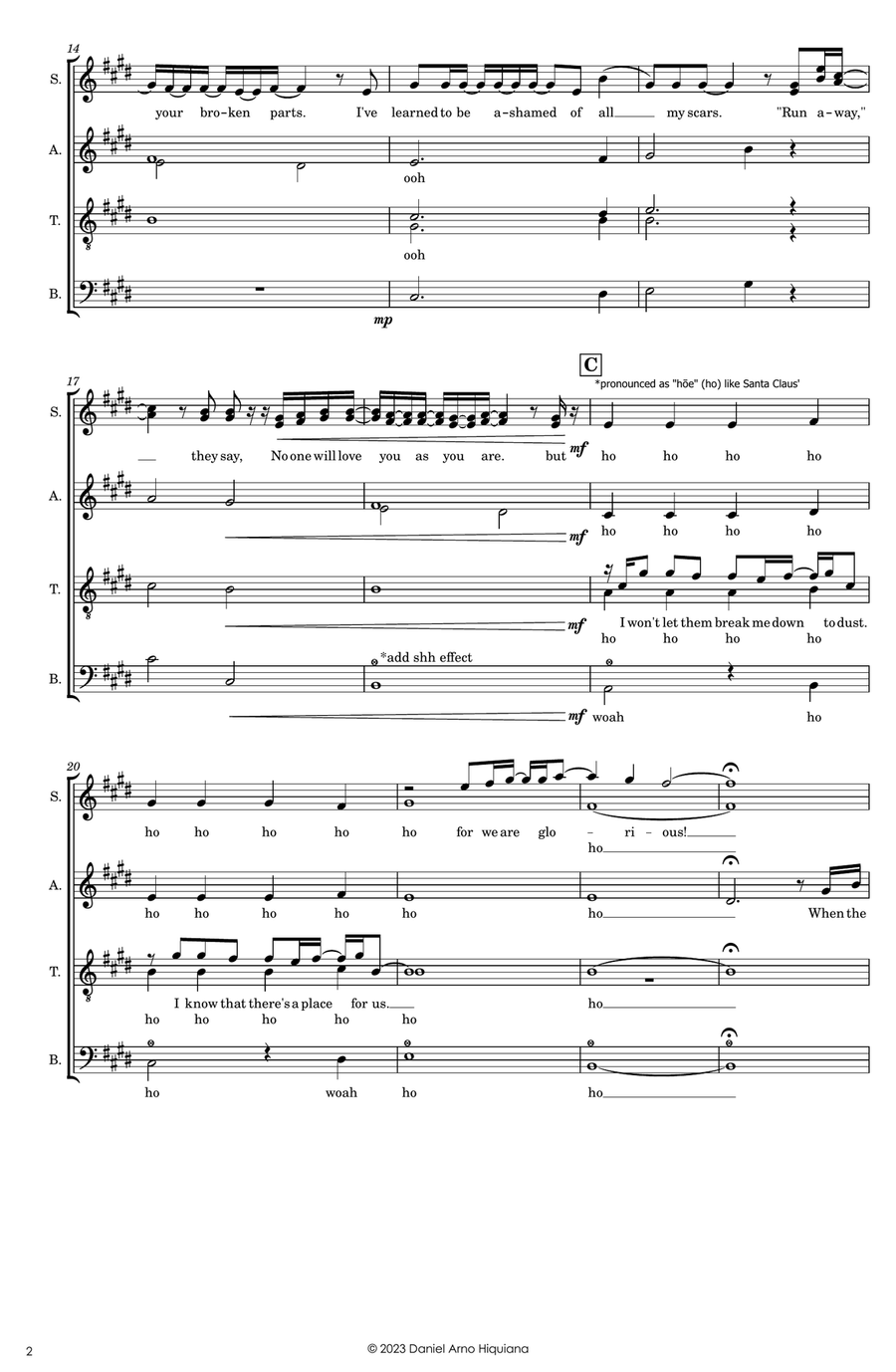 This Is Me This Is Me 4-Part scores gallery preview page 2