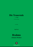 Brahms-Die Trauernde,Op.7No.5,in e minor