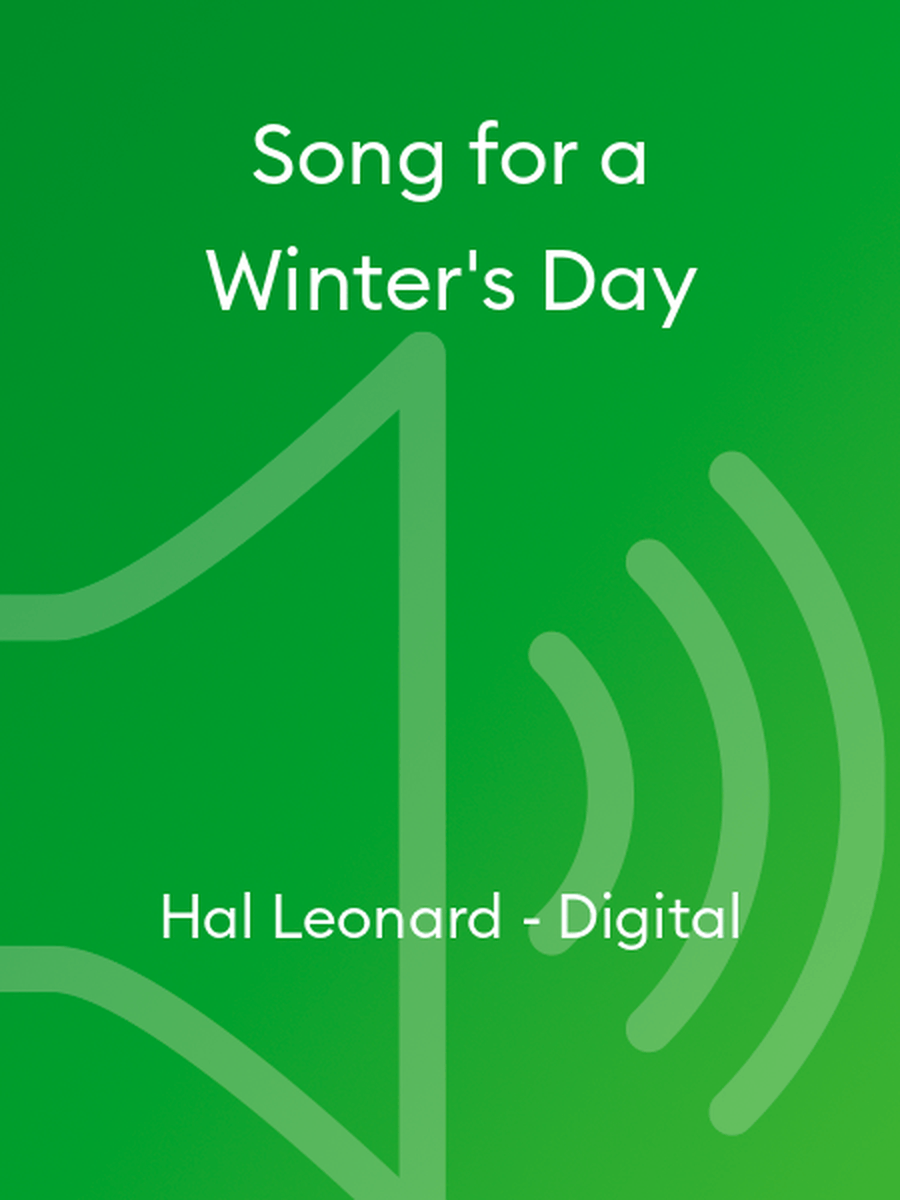 Song for a Winter's Day Song for a Winter's Day Choir scores gallery preview page 1