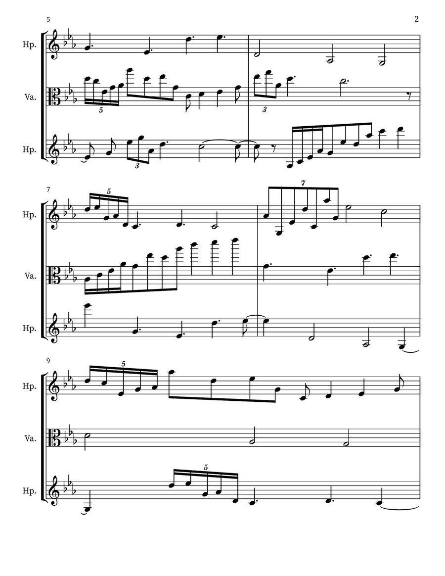 Children's Musing 88 Children's Musing 88 Small Ensemble scores gallery preview page 2