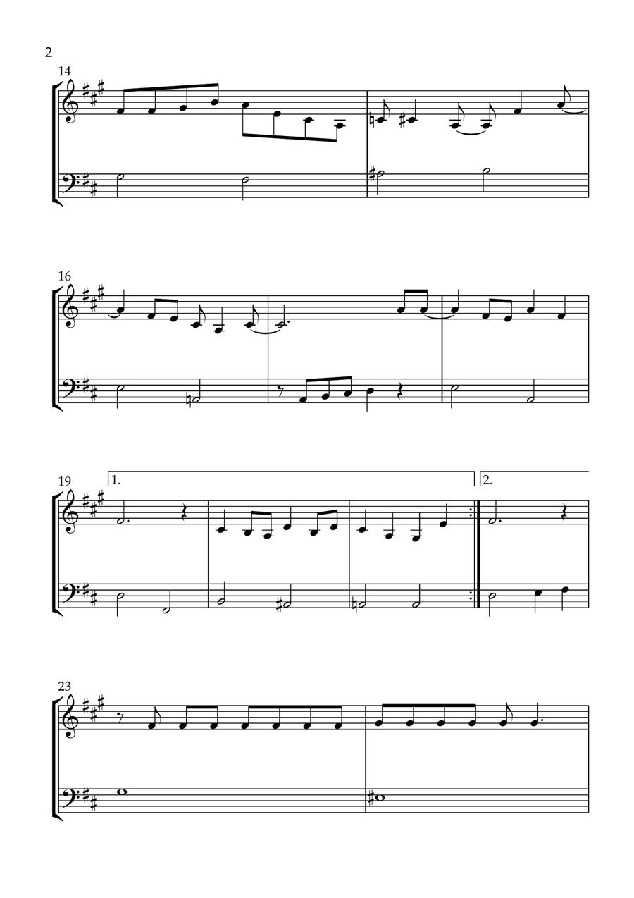 You've Got A Friend In Me Woodwind Duet scores gallery preview page 2