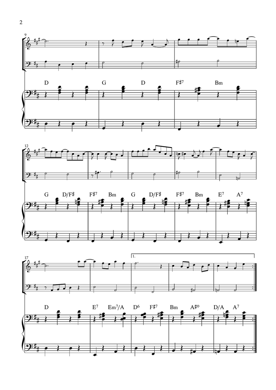 You've Got A Friend In Me Woodwind Duet scores gallery preview page 2
