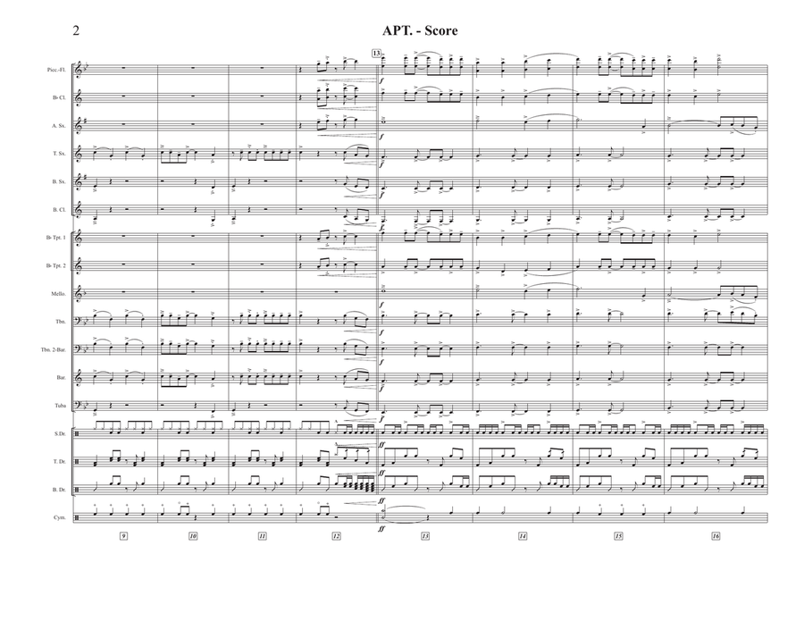 Apt. Marching Band scores gallery preview page 2