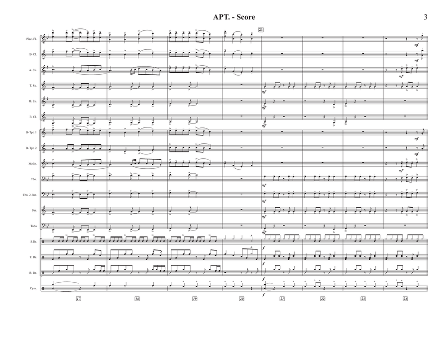 Apt. Marching Band scores gallery preview page 3