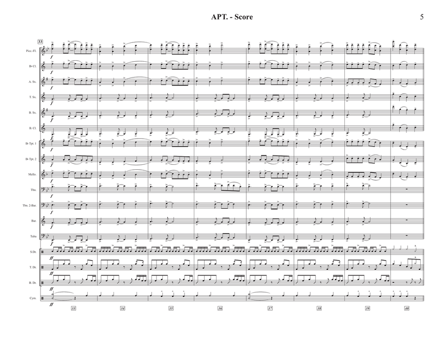 Apt. Marching Band scores gallery preview page 5