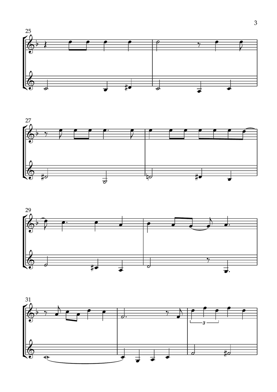 You've Got A Friend In Me Woodwind Duet scores gallery preview page 3