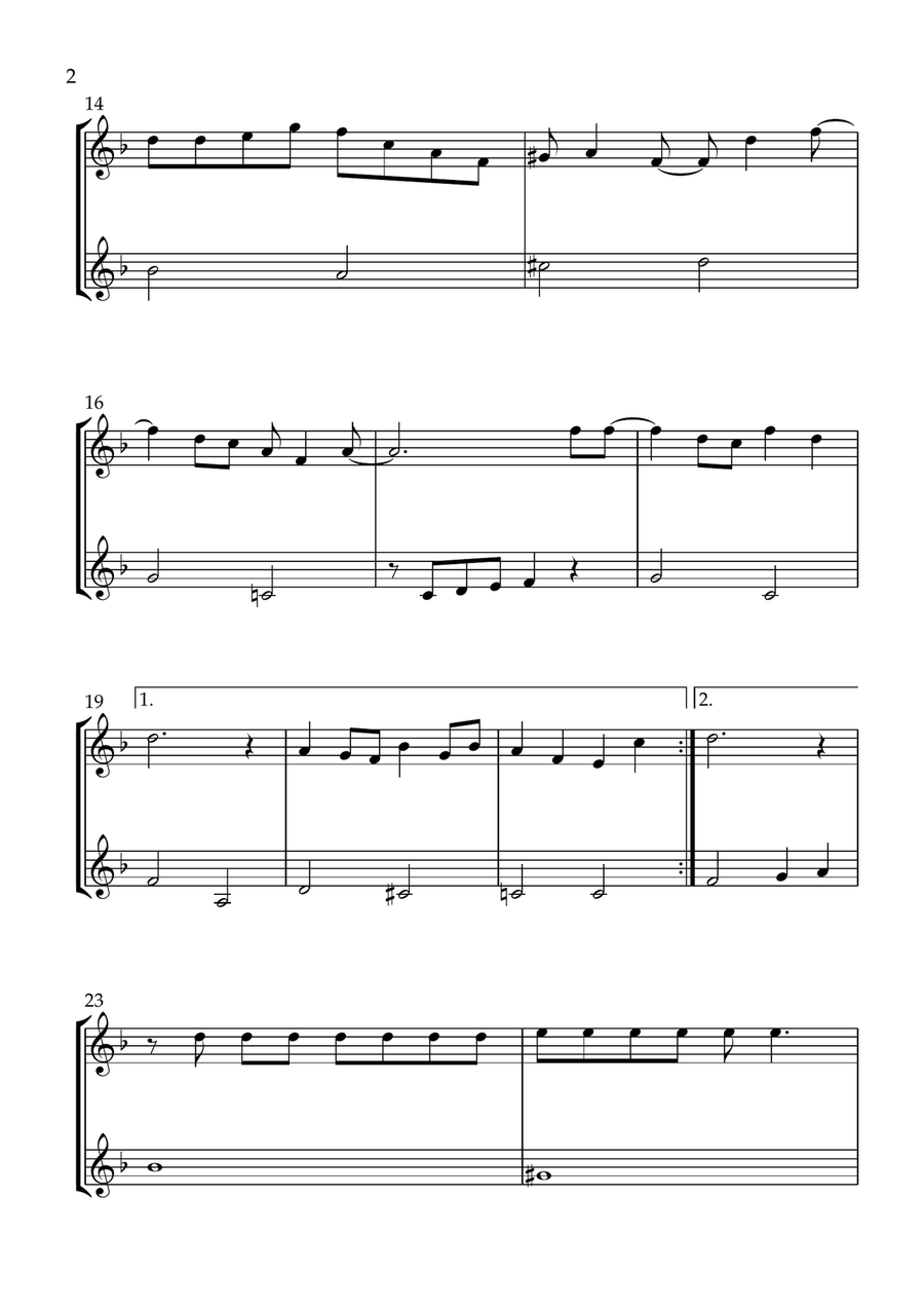 You've Got A Friend In Me Brass Duet scores gallery preview page 2