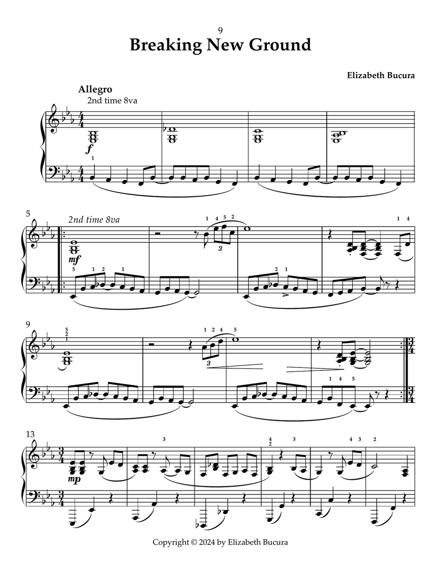 Breaking New Ground Piano Method scores gallery preview page 1
