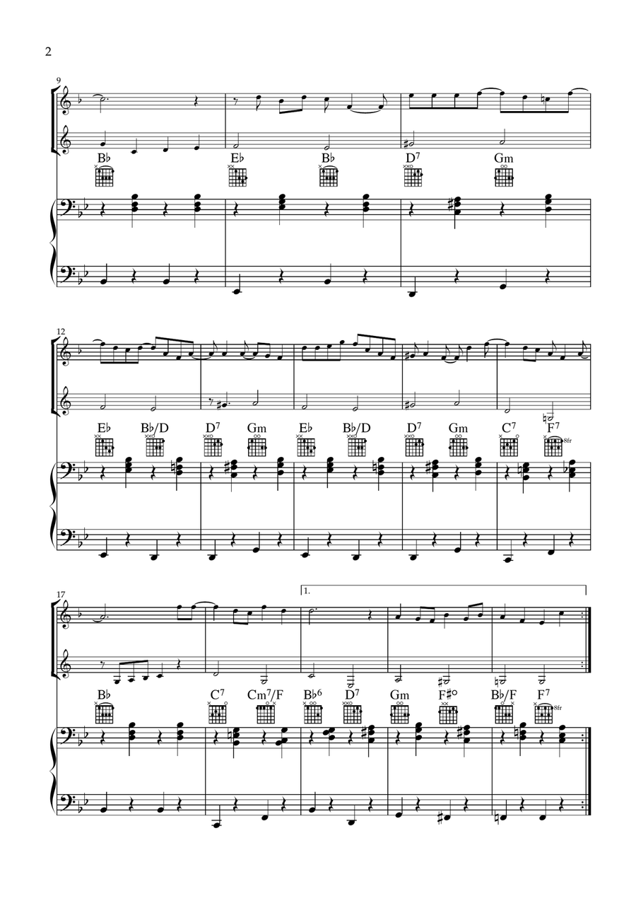 You've Got A Friend In Me Woodwind Duet scores gallery preview page 2