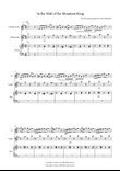 In the Hall of the Mountain King for Clarinet and Euphonium Duet