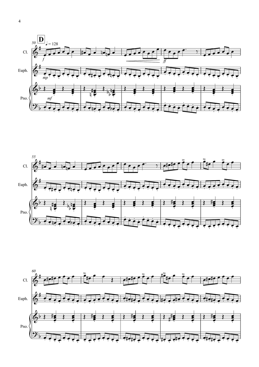 In the Hall of the Mountain King for Clarinet and Euphonium Duet by Edvard Grieg Euphonium Duet - Digital Sheet Music page 4