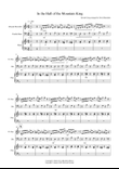 In the Hall of the Mountain King for Descant Recorder and Double Bass Duet