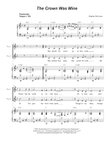 The Crown Was Mine (2-part choir)