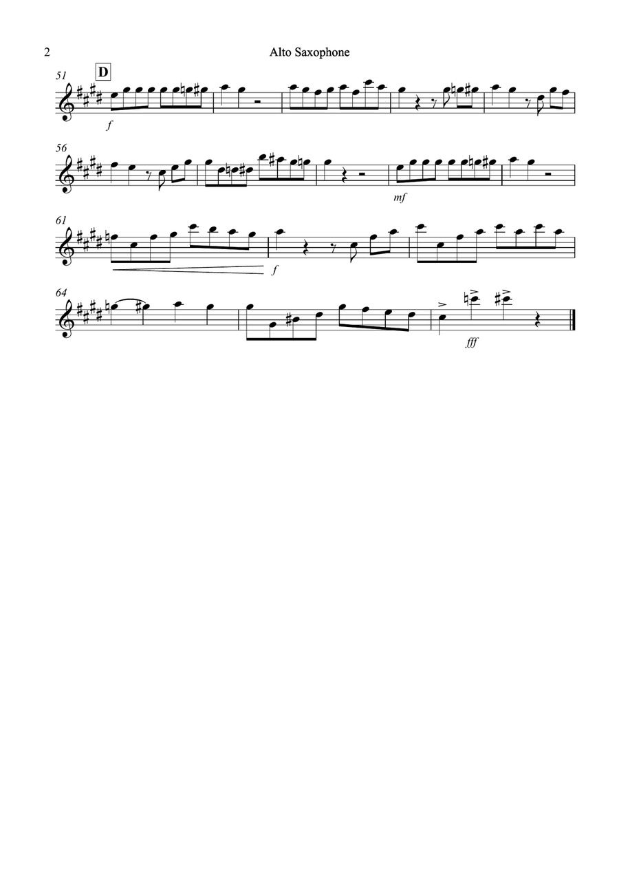 Tango a Trios for Alto and Tenor Saxophone and Trombone Trio Small Ensemble scores gallery preview page 5