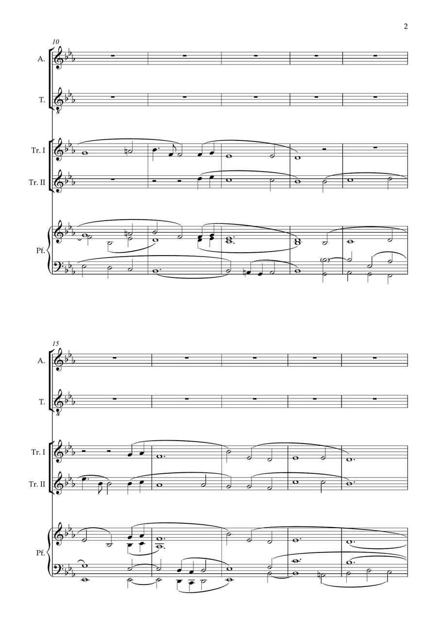 Jubilate Deo Jubilate Deo Tenor Voice scores gallery preview page 2