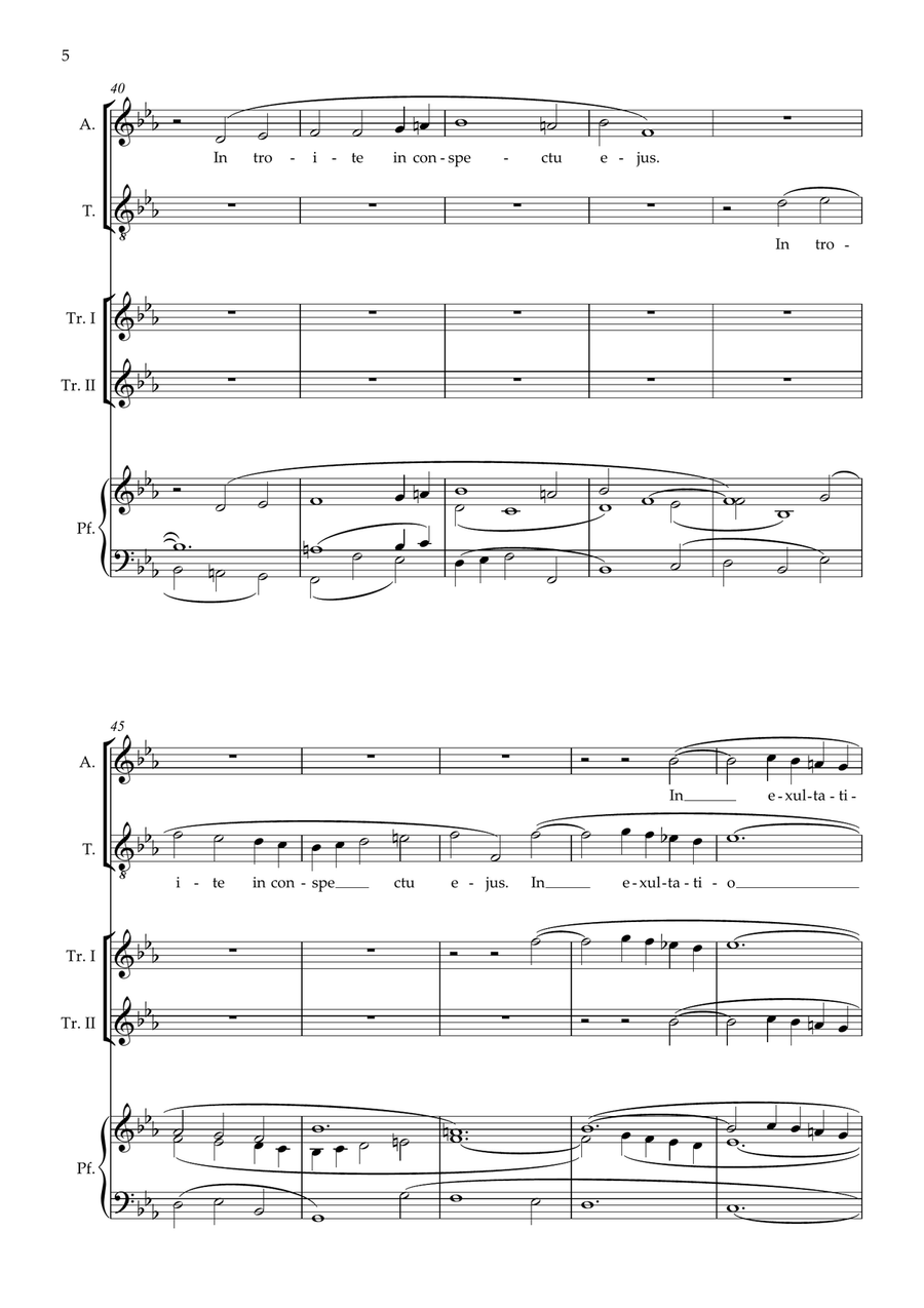 Jubilate Deo Jubilate Deo Tenor Voice scores gallery preview page 5