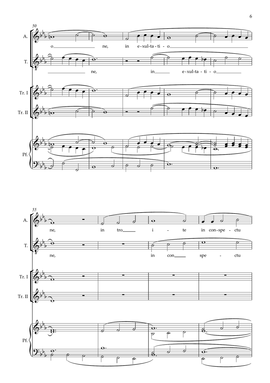 Jubilate Deo Jubilate Deo Tenor Voice scores gallery preview page 6
