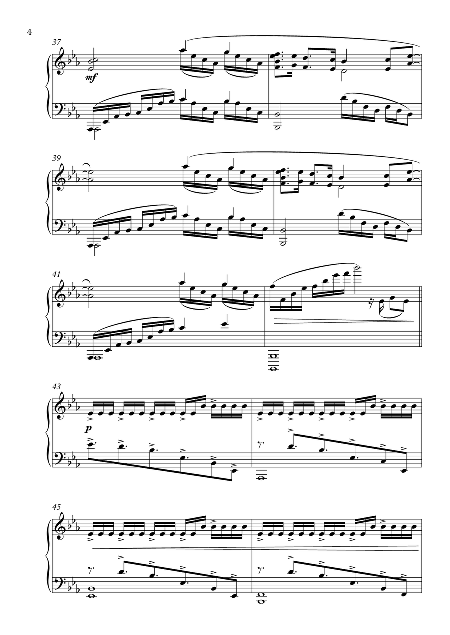 Fix You Fix You Piano Solo scores gallery preview page 4
