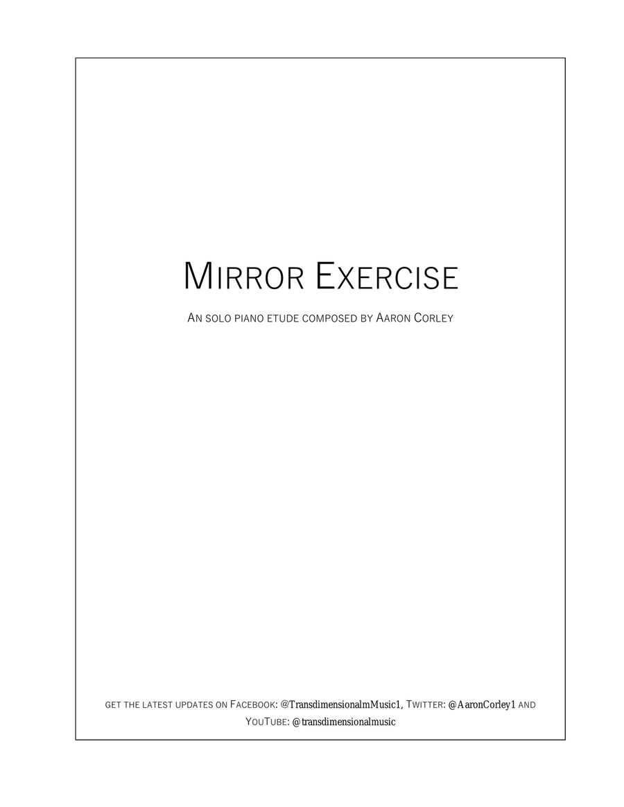 Mirror Exercise Mirror Exercise Piano Method scores gallery preview page 1