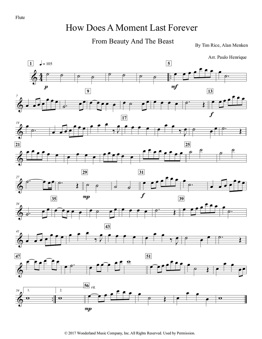 How Does A Moment Last Forever How Does A Moment Last Forever Chamber Orchestra scores gallery preview page 5