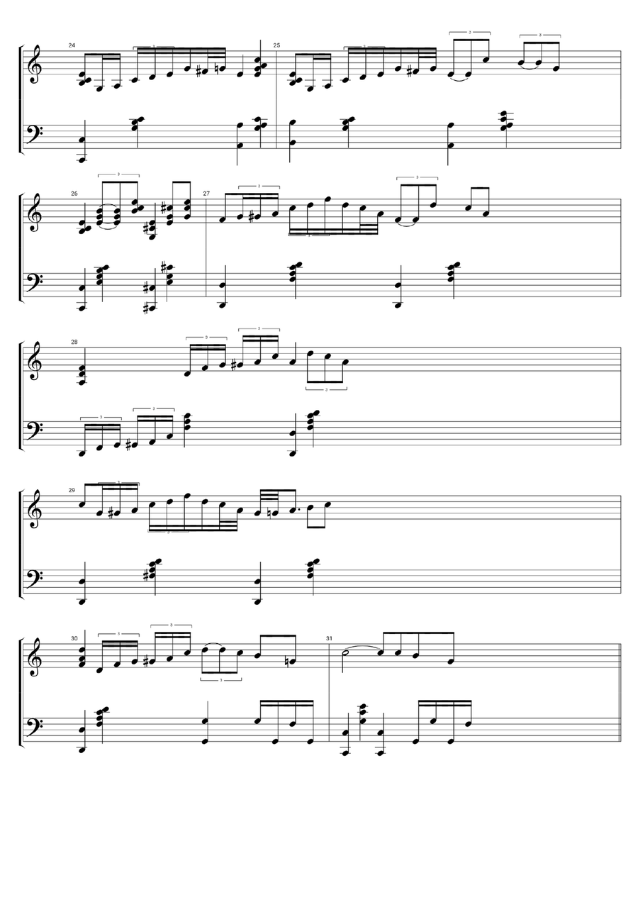 As Long As He Needs Me As Long As He Needs Me Piano Solo scores gallery preview page 4