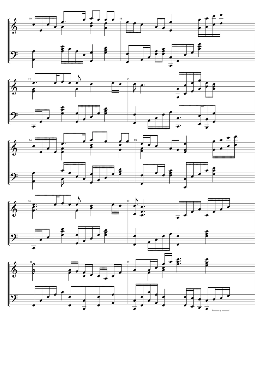 Let It Be Let It Be Easy Piano scores gallery preview page 2