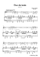 Brahms-Uber die heide,in a minor Piano, Vocal scores gallery preview page 3