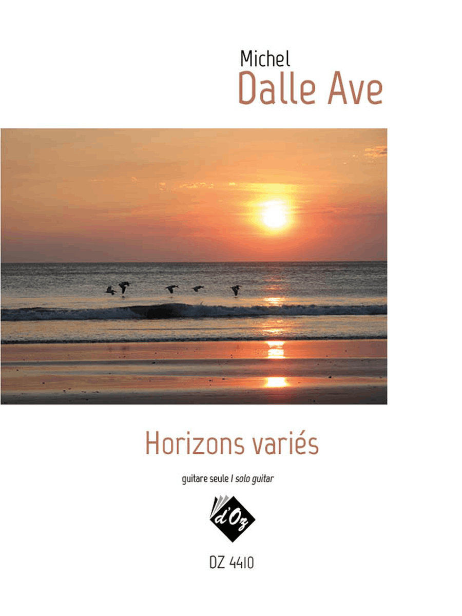 Horizons variés Horizons variés Classical Guitar scores gallery preview page 1