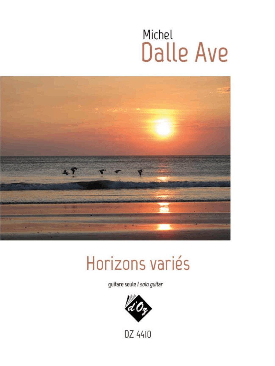 Horizons variés Classical Guitar scores gallery preview page 1
