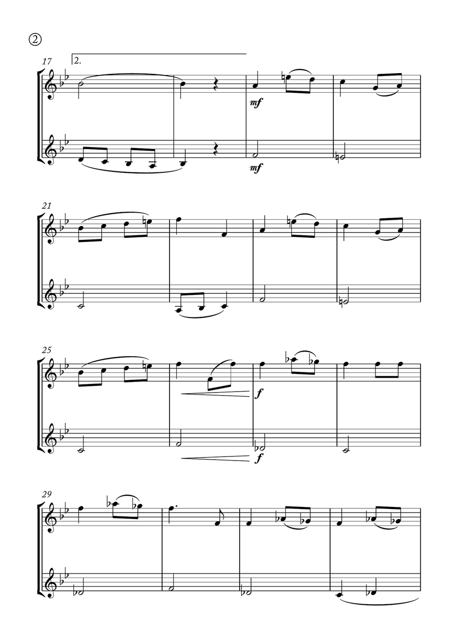 Melody in F Melody in F Brass Duet scores gallery preview page 2