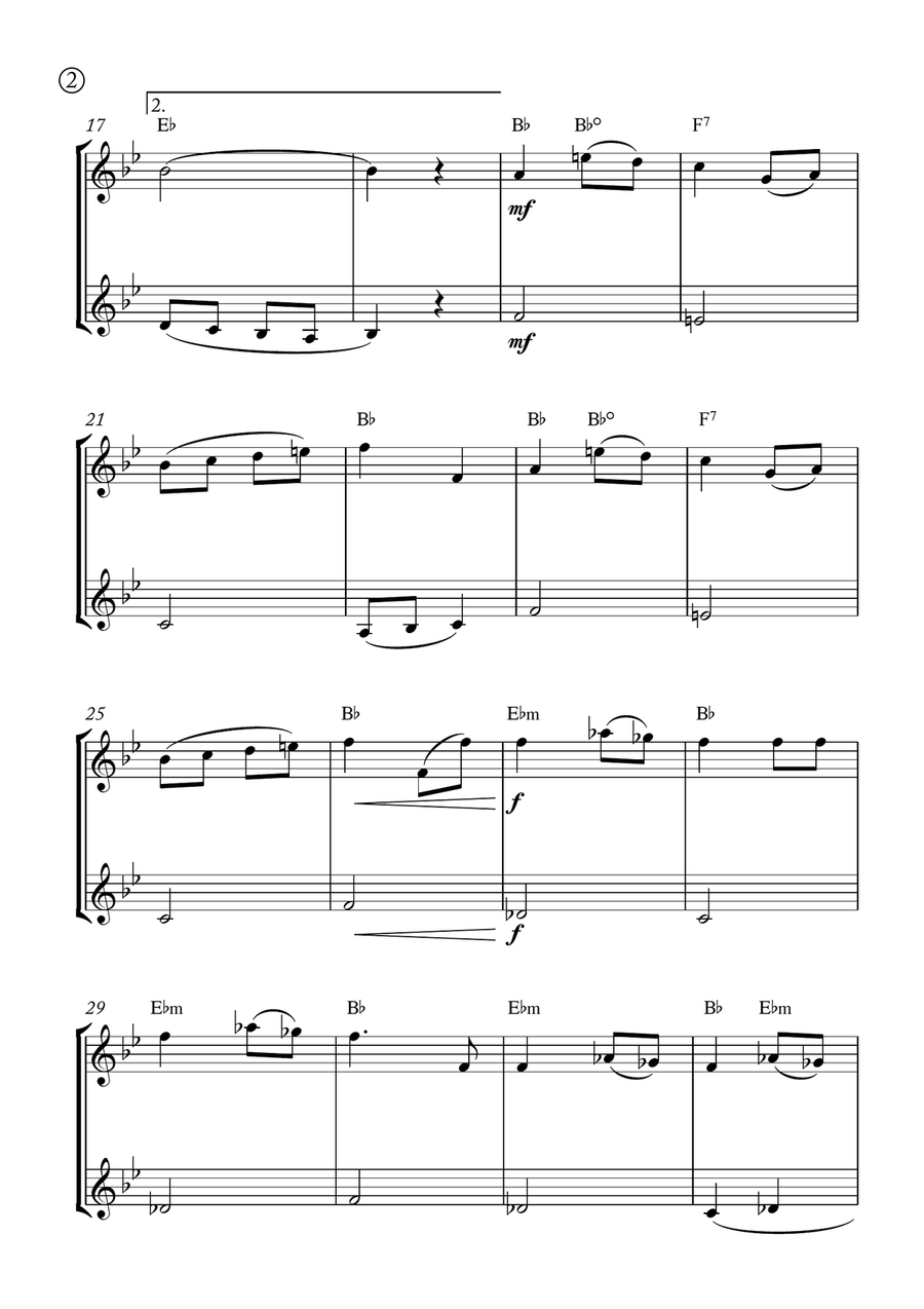 Melody in F Melody in F Brass Duet scores gallery preview page 2