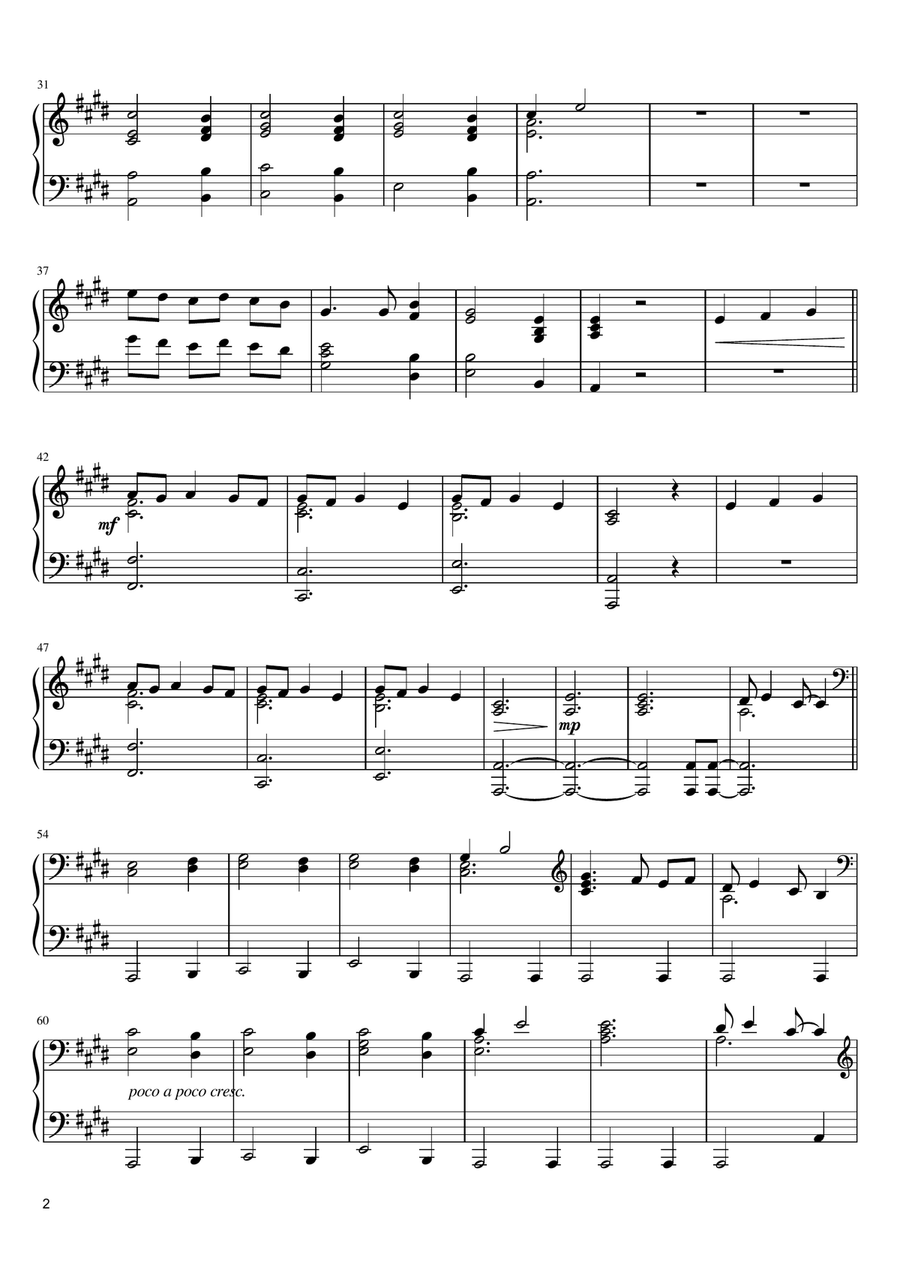 When The Party's Over Piano Solo scores gallery preview page 2