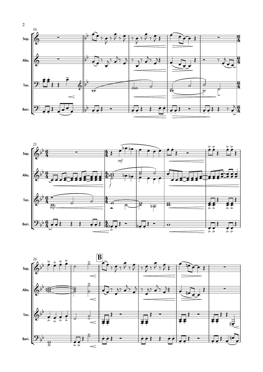Night Drive Night Drive Woodwind Ensemble scores gallery preview page 2