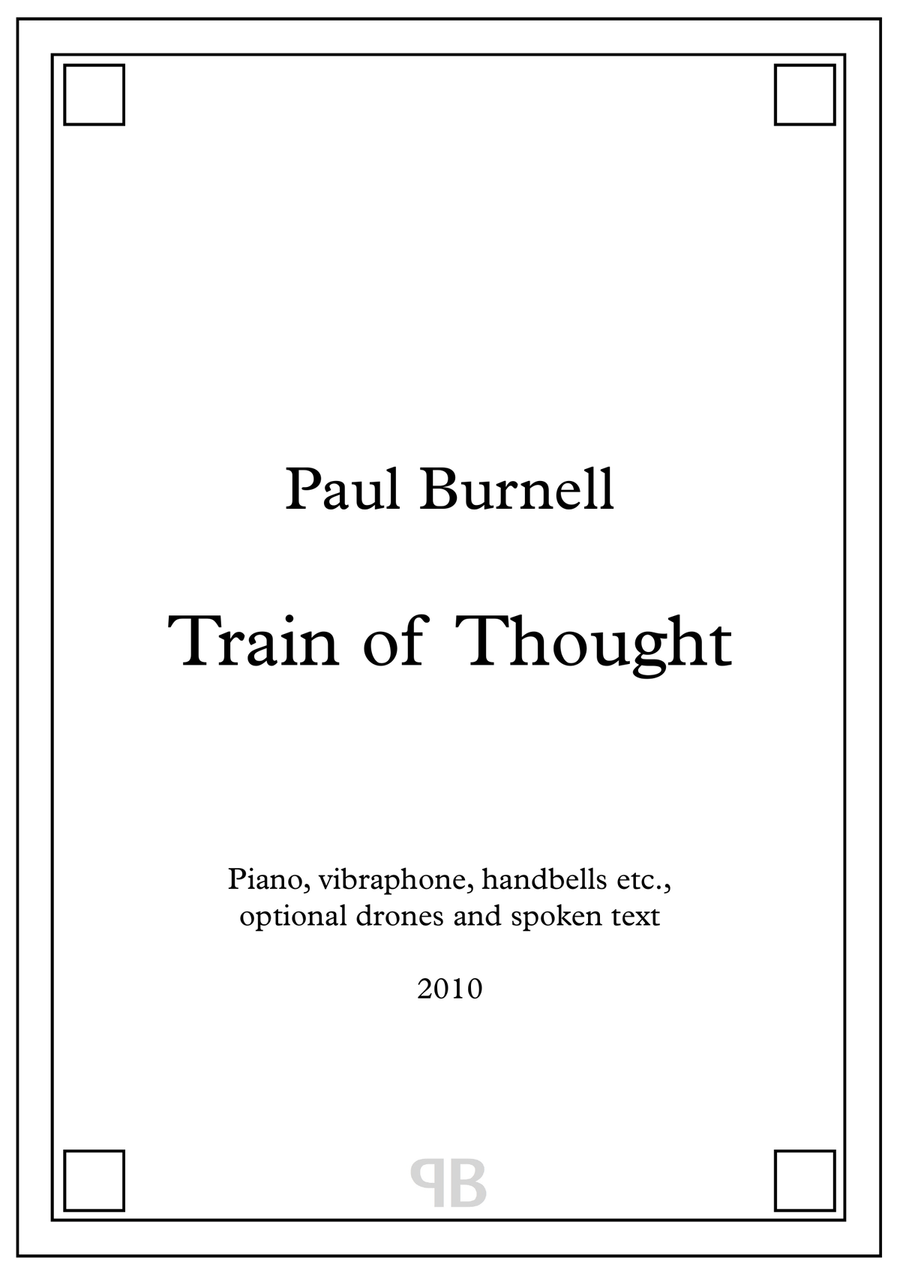 Train of Thought Small Ensemble scores gallery preview page 1
