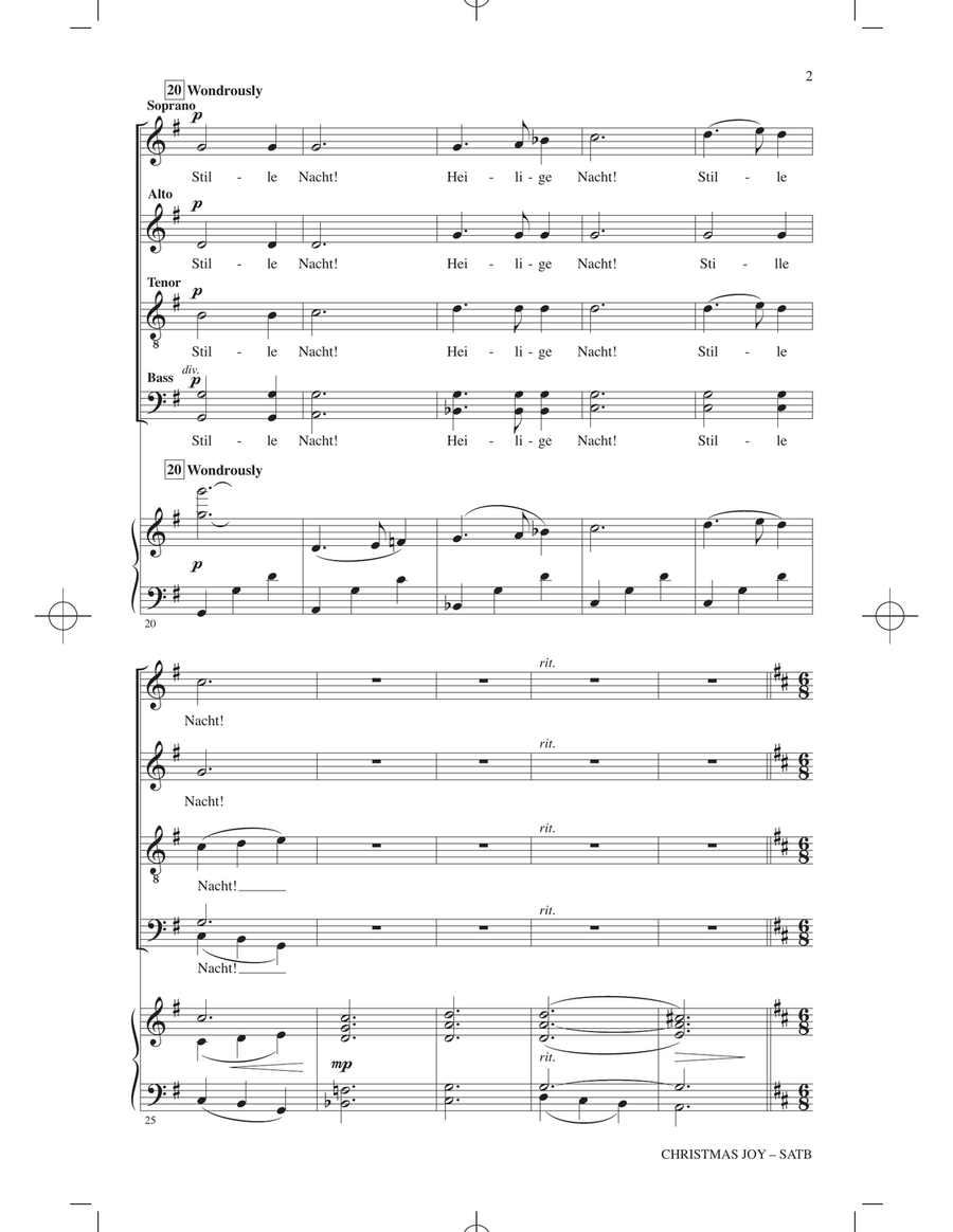 Christmas Joy 4-Part - Digital Sheet Music page 2