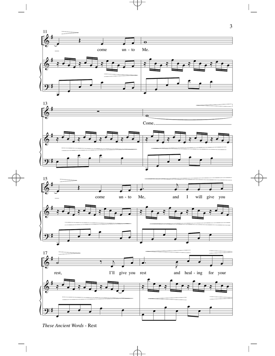 Rest Rest 4-Part scores gallery preview page 2
