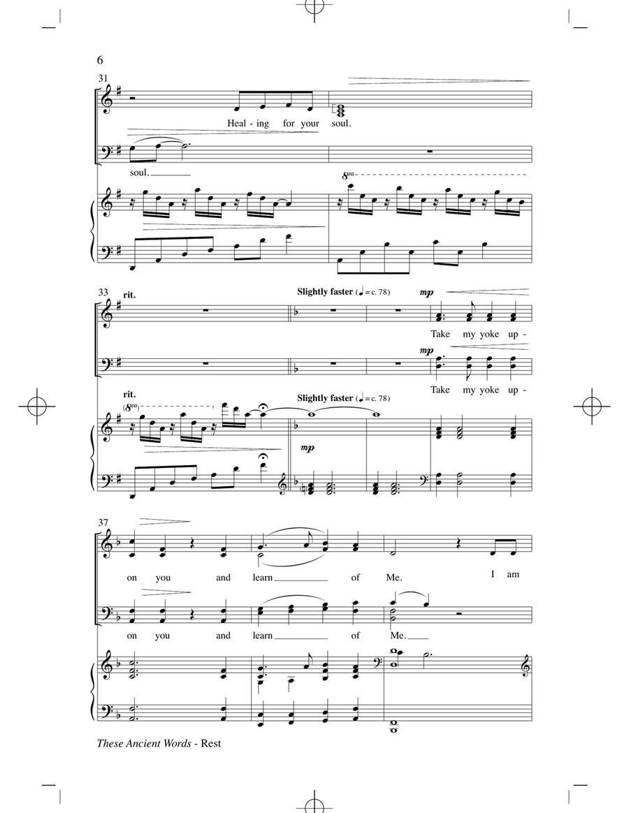 Rest Rest 4-Part scores gallery preview page 5