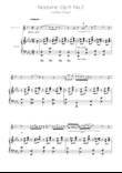 Chopin - Nocturne op.9 No.2 - English Horn Solo w/Piano