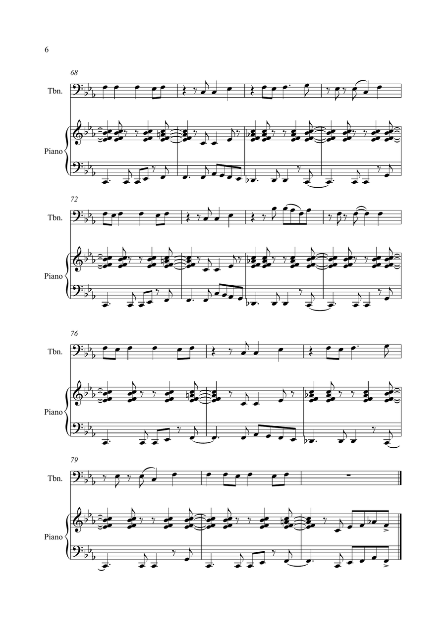 Happy Happy Piano scores gallery preview page 6