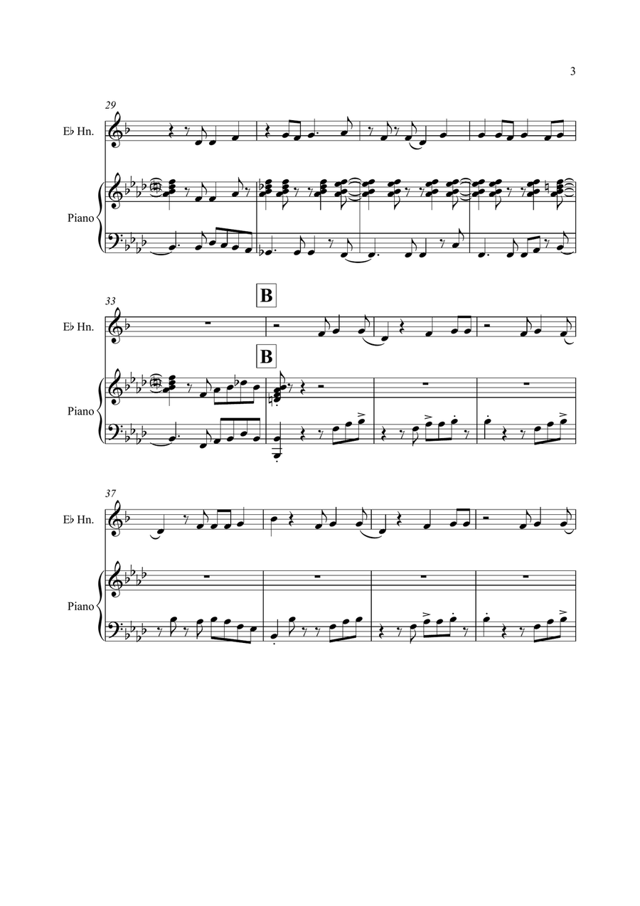 Happy Happy Horn scores gallery preview page 3