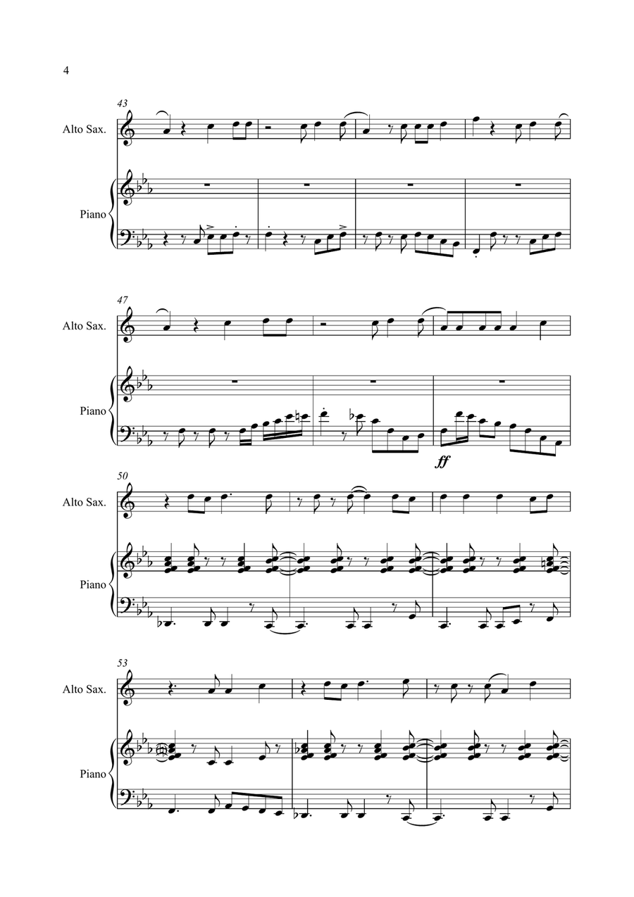 Happy Happy Alto Saxophone scores gallery preview page 4
