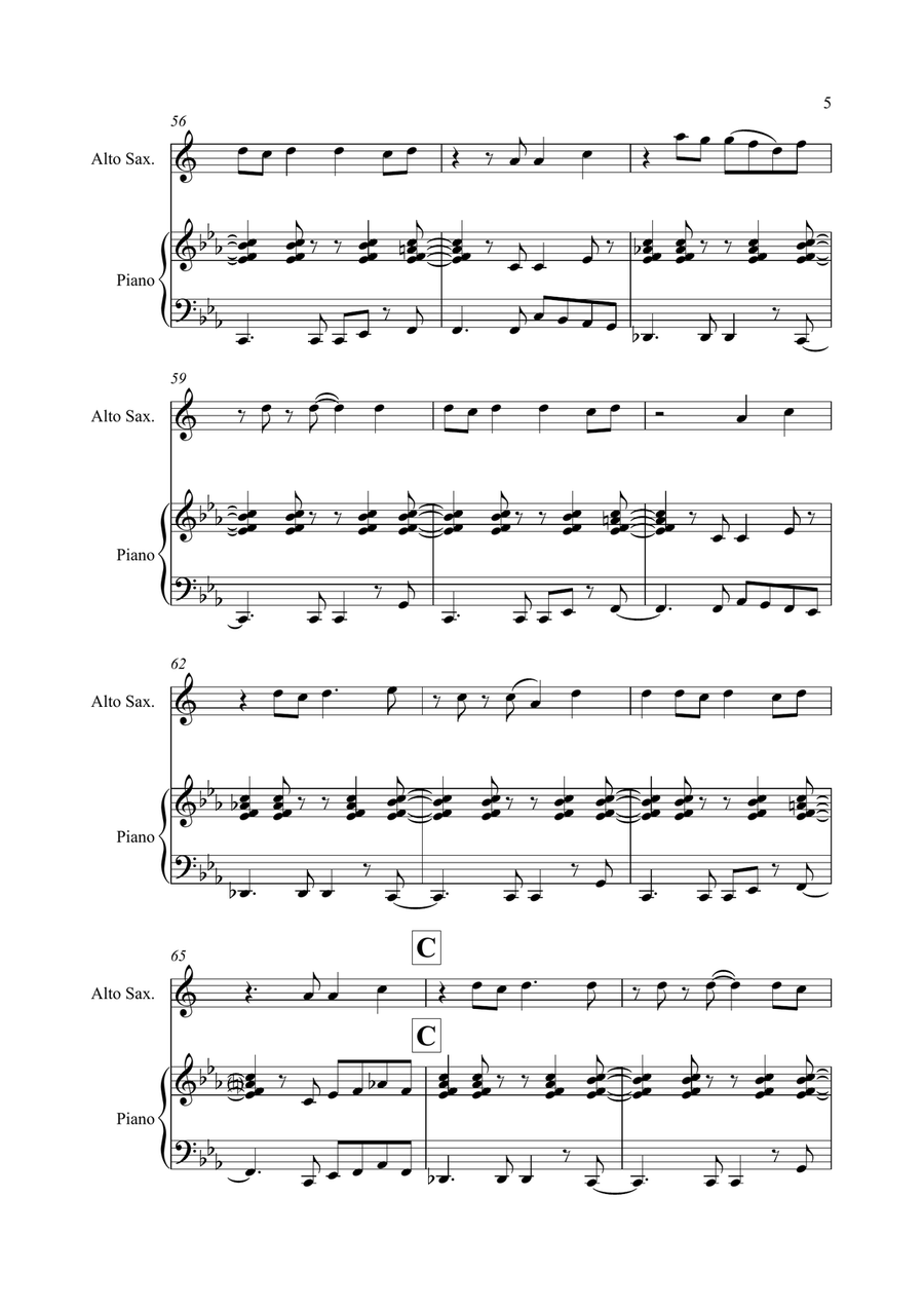 Happy Happy Alto Saxophone scores gallery preview page 5