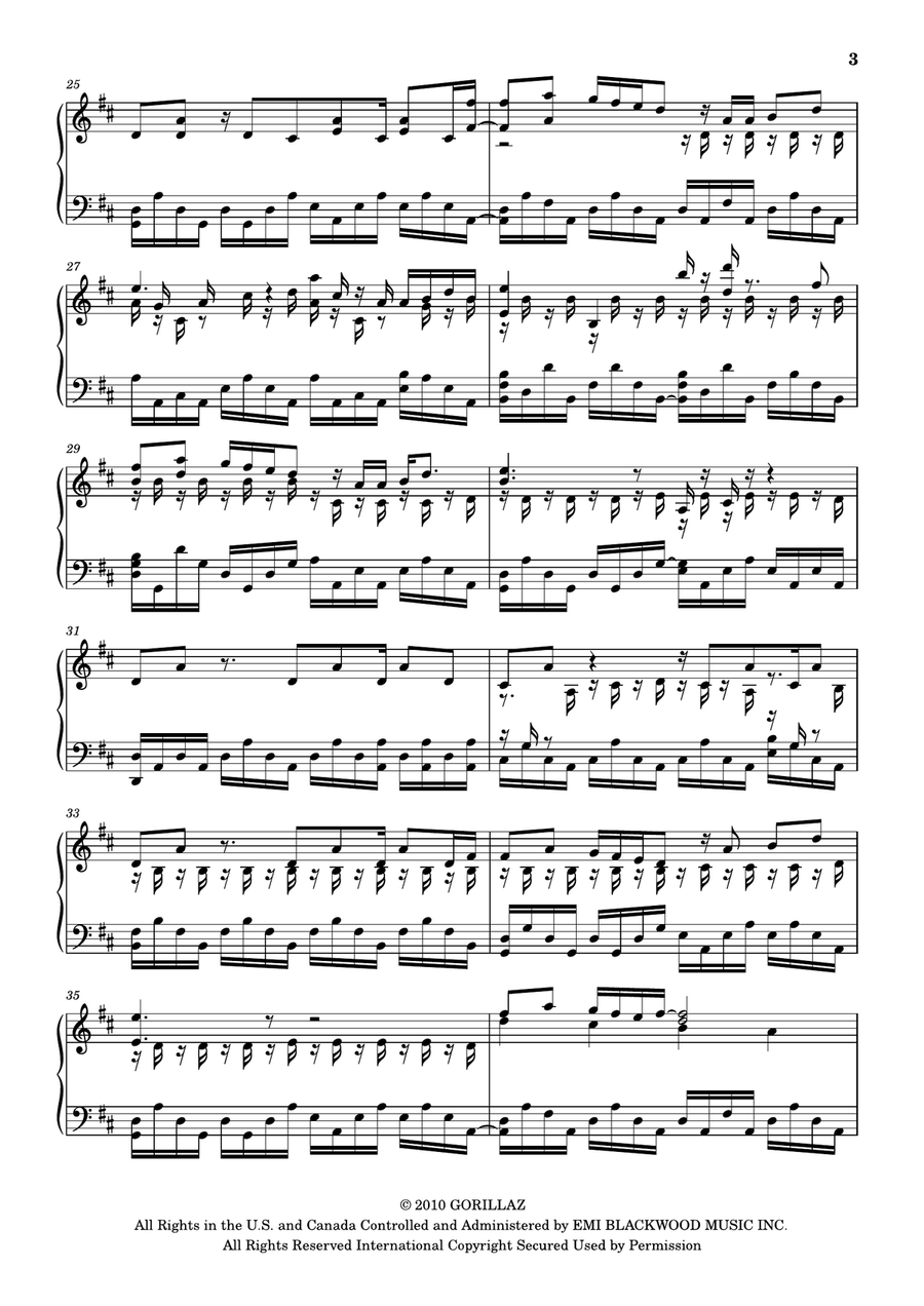 On Melancholy Hill On Melancholy Hill Piano Solo scores gallery preview page 3
