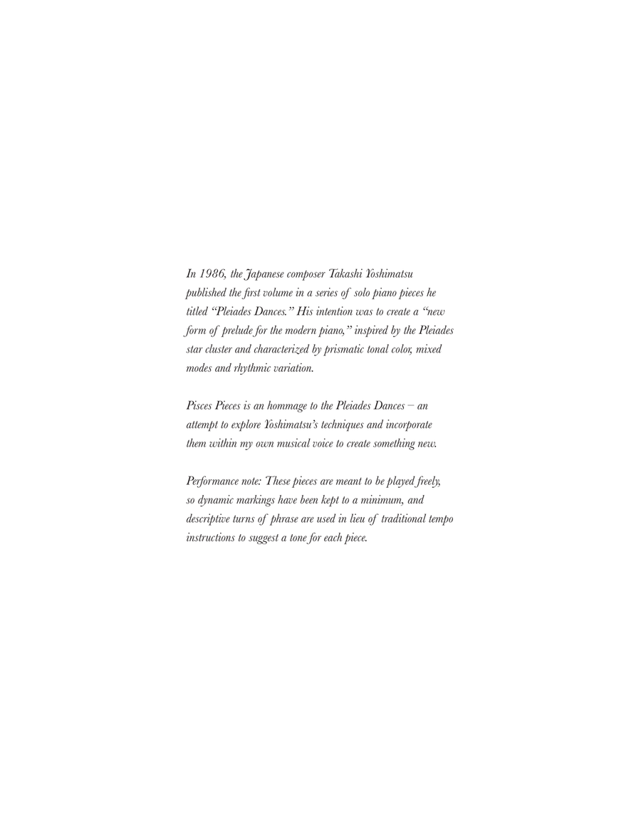 Pisces Pieces for Piano, Book II Piano Solo scores gallery preview page 2