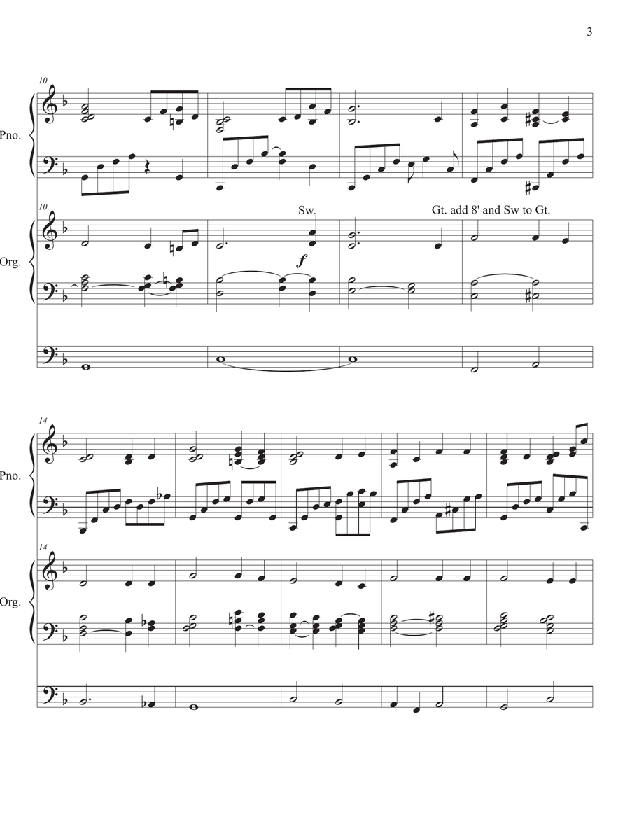 It Is Well With My Soul Piano Organ Concert Duet Piano scores gallery preview page 3