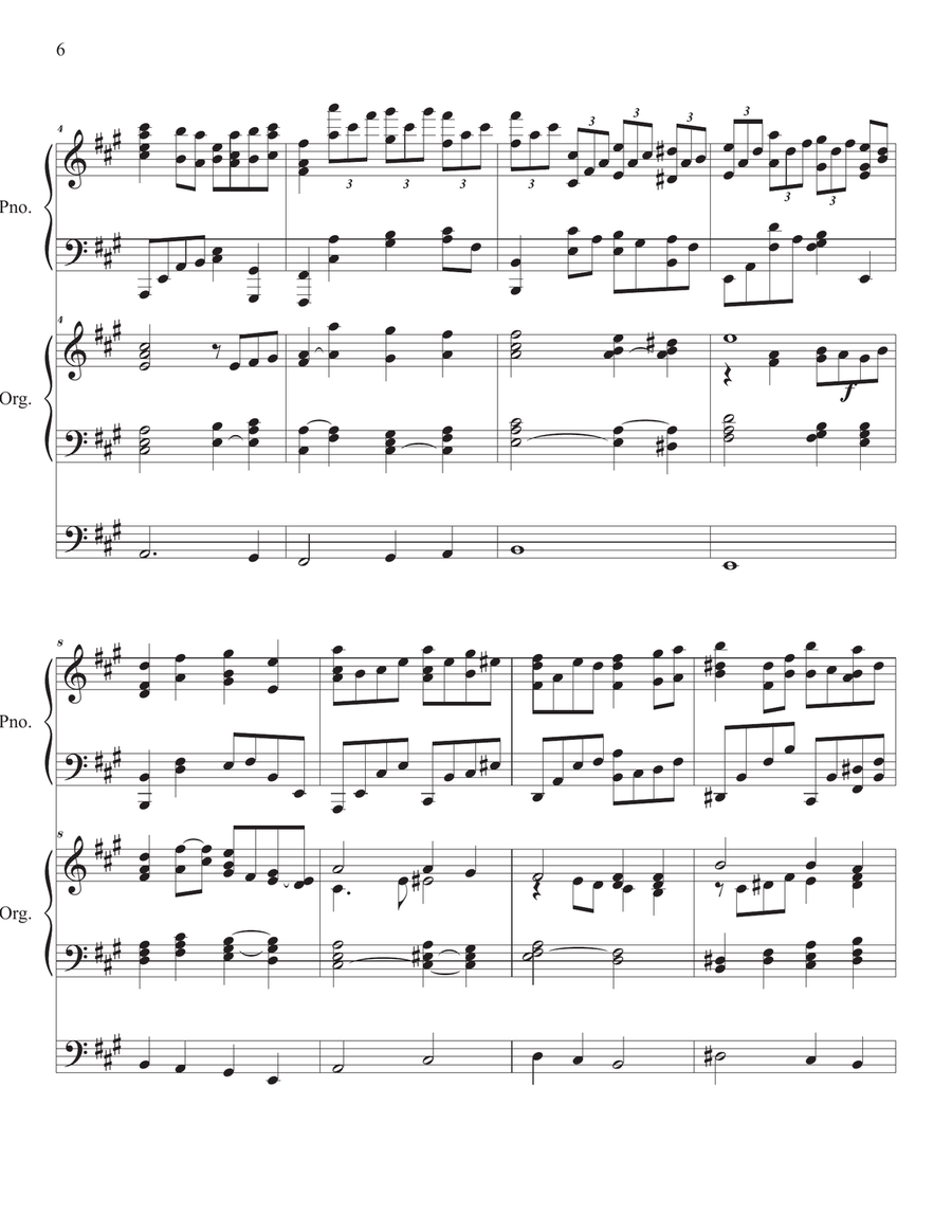It Is Well With My Soul Piano Organ Concert Duet Piano scores gallery preview page 6
